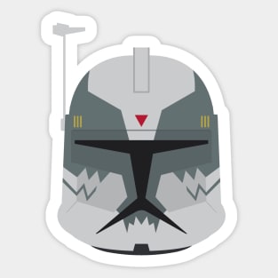 Commander Wolffe phase 1 v2 head sticker Sticker